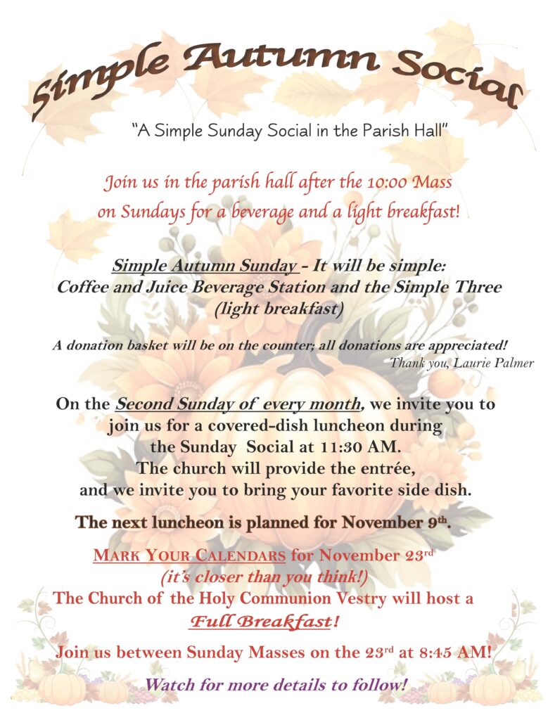 Simple Autumn Social
