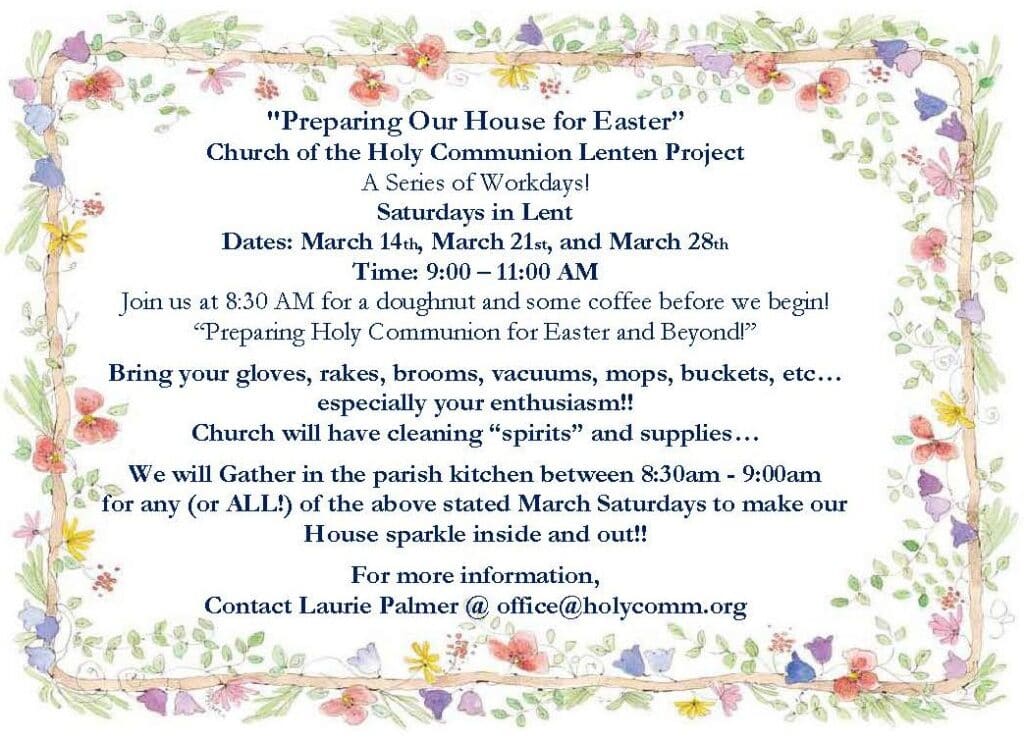 Lenten Service Project 03.13.2026
